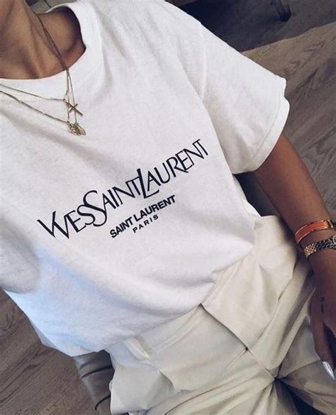 ysl shirt outfit|ysl graphic tees.